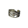 Egyptian Ring "Eye of Ra" (925/1000 silver)