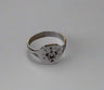 Masonic Ring "V.I.T.R.I.O.L." in rhodied silver