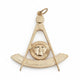 Installed Master Collar Jewel. Bronze - Operative Rite of Solomon
