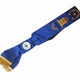 Raised Master Sash. Temple/Acacia/Lakes of Love/Stars/Rosette. Natural Silk - Operative Rite of Solomon (ROS)