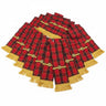 Pack 20 Master Mason Sashes. "Royal Stewart" Tartan - Royal Standard of Scotland