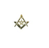 "Square & Compass with Star" Pendant