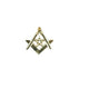 Pendentif compas équerre étoilé (argent 925/1000)