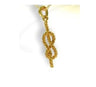 Pendentif lacs d'amour en or