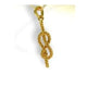 Pendentif lacs d'amour en or