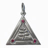 Silver "Delta with Acacia" Pendant with zirconium oxides (925/1000 silver)