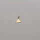 Pendentif triangle demi pouce en or