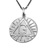 "Delta with Letter G" Pendant (925/1000 Silver)