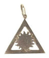 Pendentif Triangle Soleil (argent 925/1000)