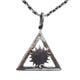 Delta and Sun gold  Pendant