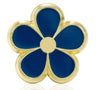 Pin’s Maçonnique Myosotis “Ne M’oublie Pas” – Bleu & Or