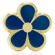 Masonic Myosotis (Forget-me-not) Lapel Pin (blue and gold)