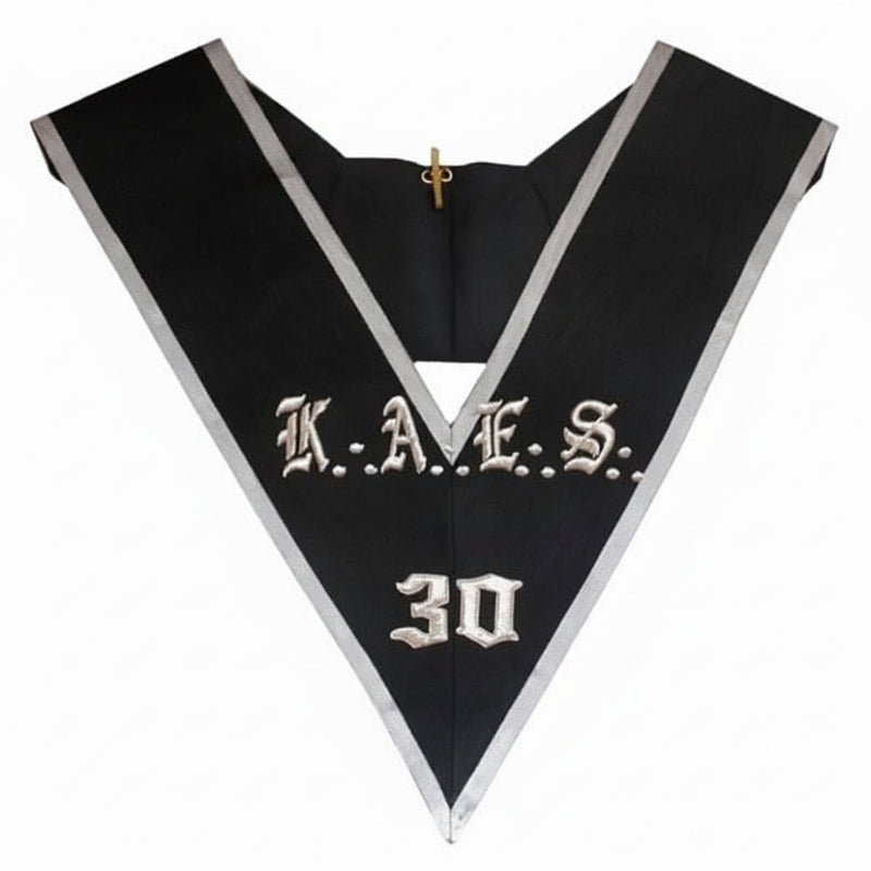 Sautoir Chevalier Kadosh (K.A.E.S). 30° Degré - Memphis - Misraïm - Nos Colonnes