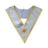 Past Master Collar. Natural Silk - Rectified Scottish Rite (RSR)