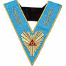 Worshipful Master Collar. Grand Glory, Acacia. Natural Silk - French Rite "Groussier"
