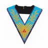 Worshipful Master Collar. Grand Glory & Acacia. Natural Silk - Memphis-Misraïm Rite