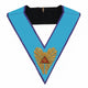 Worshipful Master Collar. Grand Glory. Natural Silk - Memphis-Misraïm Rite