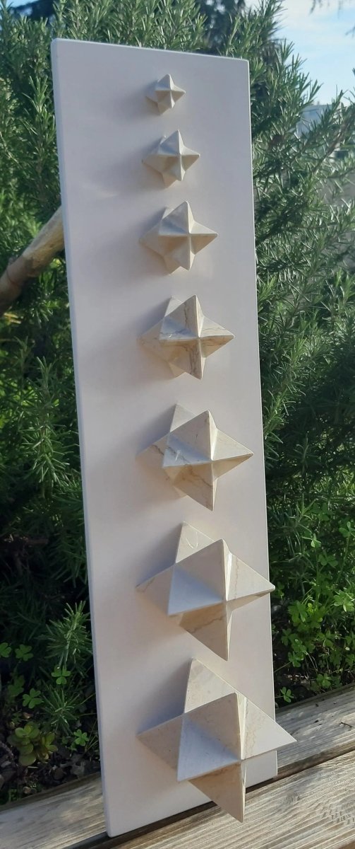 Sculpture « Planche de 7 MERKABAHS » - Nos Colonnes