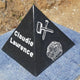 Pyramid Sculpture in matt black granite - engraving of your choice