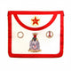 Tablier 4° Ordre. 39x33 cm - Rite Français Traditionnel (Chapitre Français)