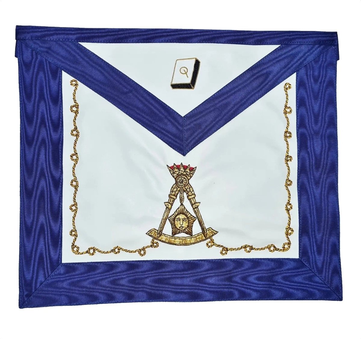 Etui Pour Tablier Maçonnique - Imitation Cuir Noir, Taille 14x16 Ou 16x18 Pouces, Poignée Douce