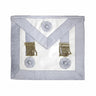 Tablier Maître. 3 Rosettes/Pendeloques. 39 x 33 cm - Régime Écossais Rectifié (RER)