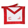 Master Mason Apron. Masonic Alphabet. 39x33cm - Ancient Accepted Scottish Rite (AASR)