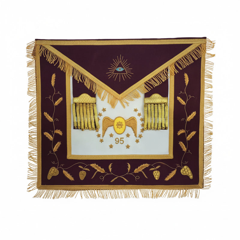 Tablier Patriarche Grand Conservateur (2) - 95 ° degré Memphis - Misraïm - Nos Colonnes