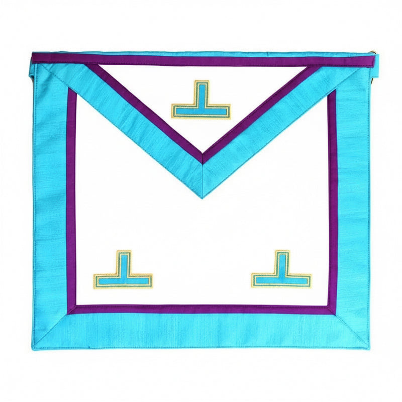 Tablier Vénérable Maître. 3 Taus. 39x33cm - Memphis - Misraïm - Nos Colonnes