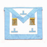 Worshipful/Past Master Apron. 3 Taus/Tassels. 39x33cm - French Rite "Modern "