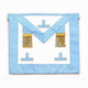 Worshipful/Past Master Apron. 3 Taus/Tassels. 39x33cm - French Rite "Modern "