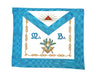 Worshipful Master Deluxe Apron. 39 x 33cm - French Rite "Groussier" (RFG)
