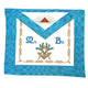 Tablier Vénérable Maître Rite Français Groussier (RFG). Luxe. 39 x 33cm