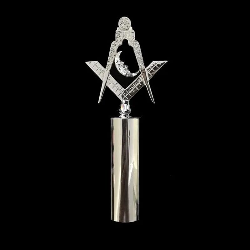 Tête de Canne 2d Diacre (argentée) - Rite d’York - Nos Colonnes