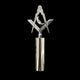 Junior Deacon silver Wand Top - Blue Lodge, York Rite