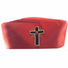 18th Degree Soft Red Cap (Latine Cross) - Ancient Accepted Scottish Rite (AASR) Nos Colonnes - Boutique maçonnique 